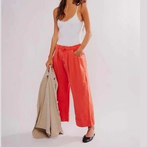Free People Red Chino Pant